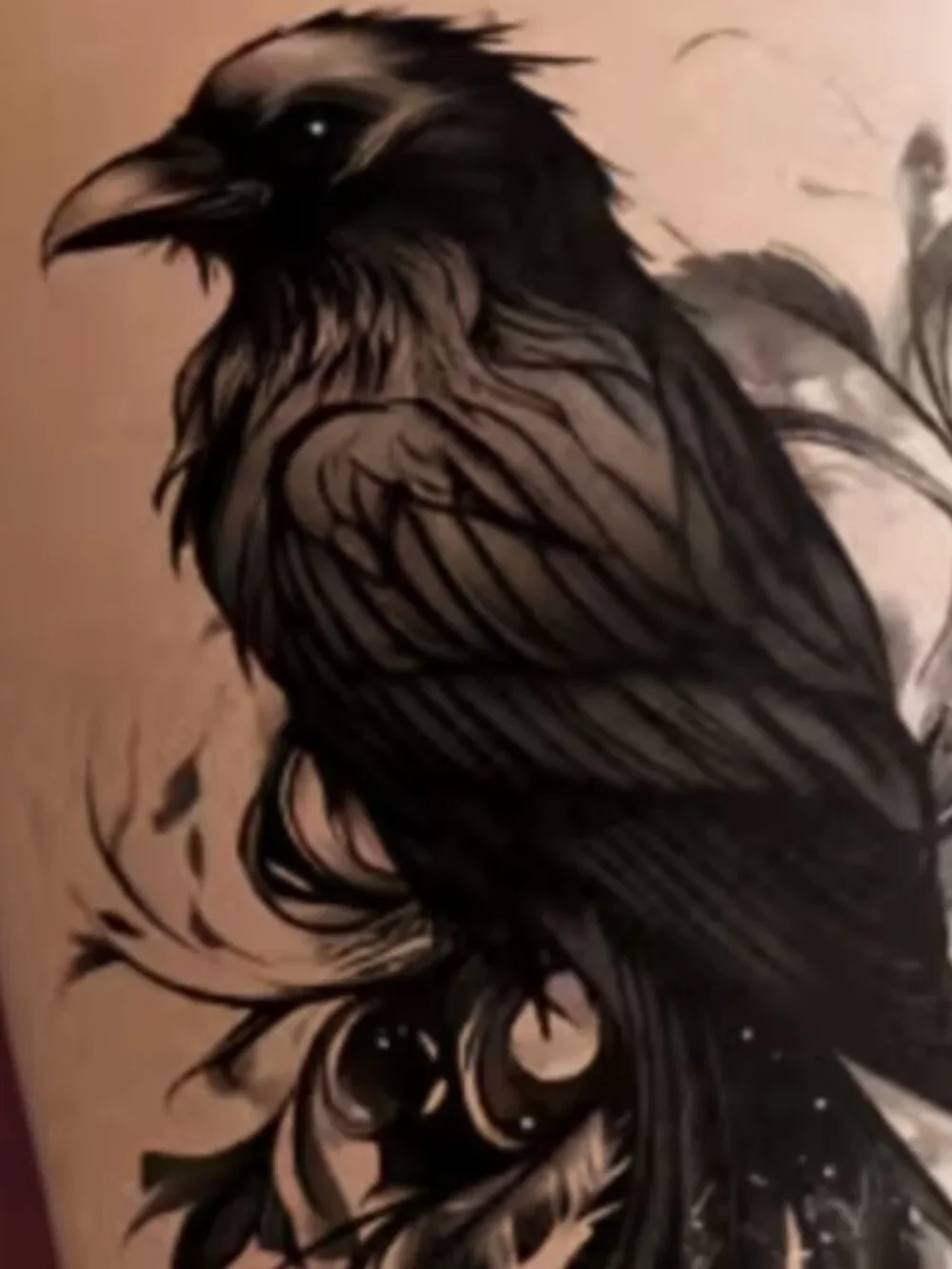 🐈‍⬛️ Halloween Tattoo - Crow